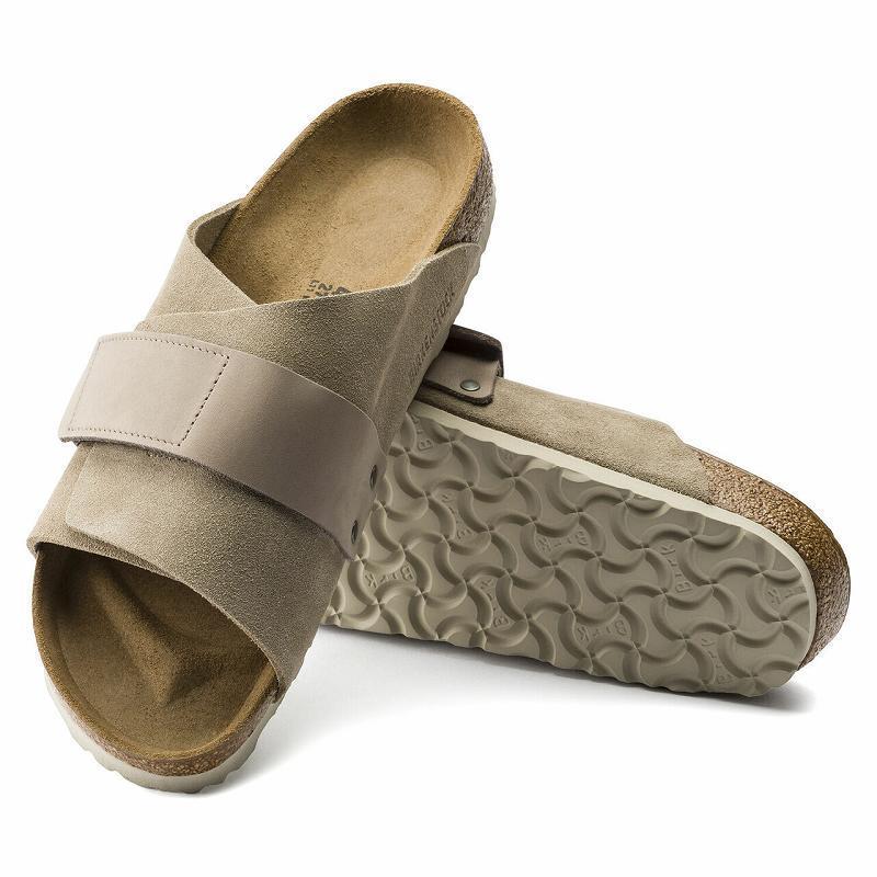 Kyoto Birkenstock Semisove Damske Siva Hnede | SK 123ZUT